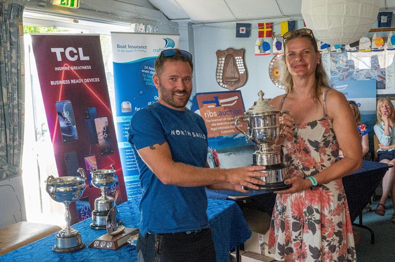 Tom Gillard and Rachael Gray win the TCL Scorpion Nationals 2024 at Castle Cove photo copyright Lee Whitehead / www.photolounge.co.uk taken at Castle Cove Sailing Club and featuring the Scorpion class