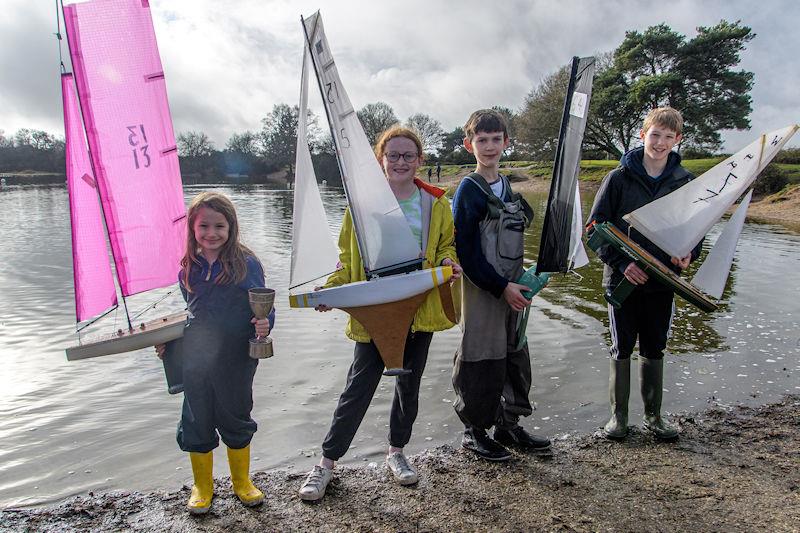 Monohull podium in the 2021 Setley Cup on Boxing Day - photo © Paul French / www.coolhat.co.uk