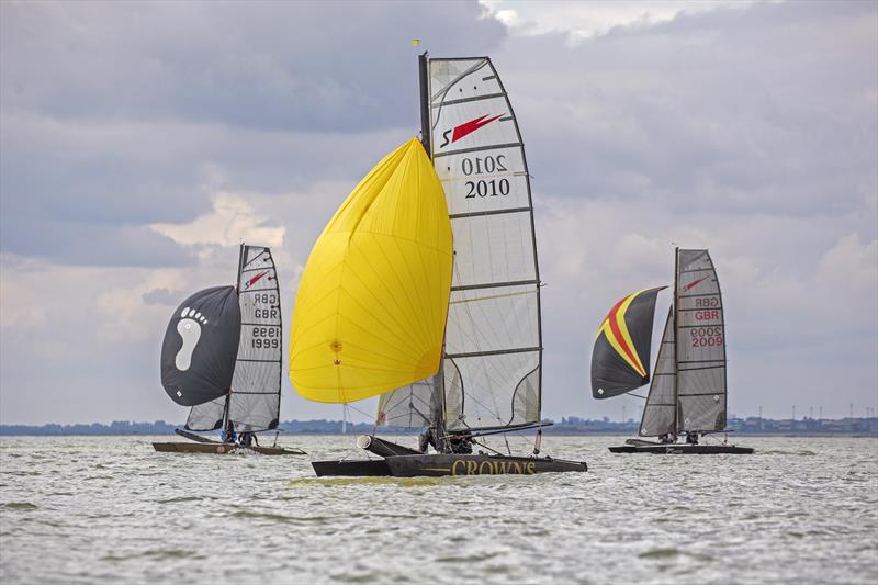 Shearwaters at Felixstowe Ferry photo copyright Mike Bowden taken at Felixstowe Ferry Sailing Club and featuring the Shearwater class