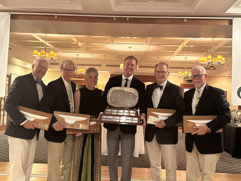 Shields National Winners - Crew of Grace - Cornelius Shields IV in center photo copyright Kate Millar taken at Larchmont Yacht Club and featuring the Shields class