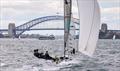 Belmont's Swell Racing (Matt Meaney) early leader in the Manly 16ft Skiff Sailing Club Port Jackson Championship  © SailMedia