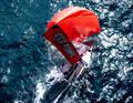 Manly 16ft Skiff Club Championship Heat 3: 3rd Overall Red Pumps, Zoe Dransfield, Hugh Stodart, Jamie Stodart © SailMedia