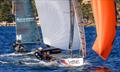 IMEI (Joel Beashel, Trent Barnabas & Rob Napper) during the Manly 13ft Skiff and 16ft Skiff Season Opener © Michael Chittenden