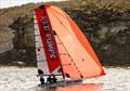 Port Jackson Championships - Zoe Dransfield, Tom Slingsby & Jamie Stodart on Red Pumps Red © Michael Chittenden SailMedia