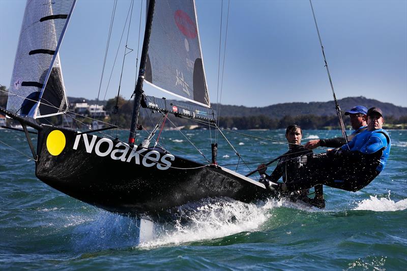 Noakes during the final of the Australian Sprint Series at Belmont photo copyright Mark Rothfield, Promocean Media taken at Belmont 16ft Sailing Club and featuring the 16ft Skiff class