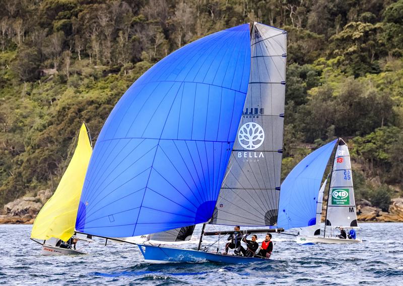 Carnaza (Francisco Barros, Alexandre Roger's, Ben Fernandez) photo copyright SailMedia taken at Manly 16ft Skiff Sailing Club and featuring the 16ft Skiff class