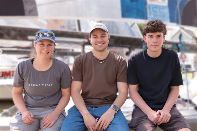 Botany Scaffold - Coby Napper, James Doyle, Georgia Clancy photo copyright Sail Media taken at Manly 16ft Skiff Sailing Club and featuring the 16ft Skiff class