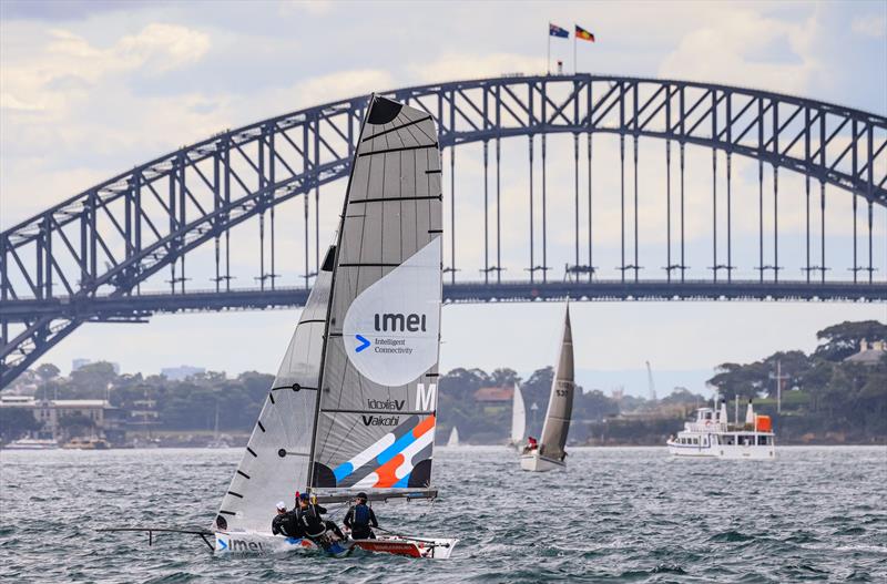 Imei (Joel Beashel) during the Manly 16ft Skiff Sailing Club Port Jackson Championship  - photo © SailMedia