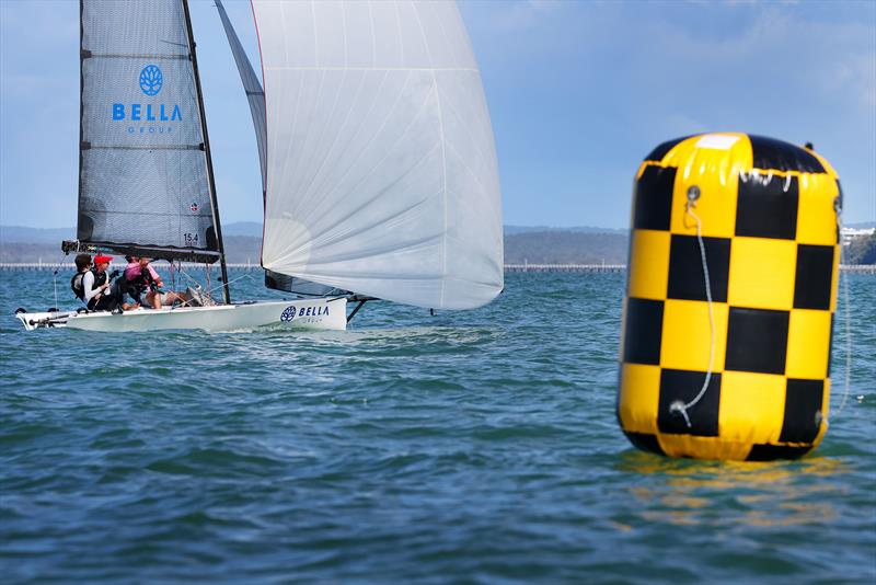 Australian 13ft and 16ft Skiff titles Day 3 Race 4 winner Bella Group Services - photo © Promocean Media