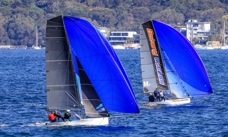 Fluid Building photo copyright Sail Media taken at Manly 16ft Skiff Sailing Club and featuring the 16ft Skiff class