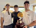 Rag and Famish team with the NSW Championship trophy - 18ft Skiff NSW Championship 2024 © SailMedia