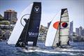 Battle for the lead - 18ft Skiff Season Point Score race 17 © SailMedia