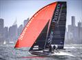 Shaw and Partners Financial Services on a spinnaker run - 18ft Skiff Season Point Score race 17 © SailMedia