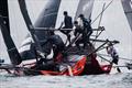 Shaw and Partners in a tight situation at the bottom mark during the JJs © Suellen Hurling, Live Sail Die