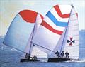 Aussie and Petver Projects on a NE spinnaker run in 1970-71 © John Steamer Stanley collection