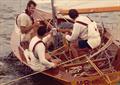 KB crew have a celebratory drink after one of their many victories © Frank Quealey