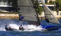 A wild ride to the finish line for the winner - 18ft Skiff Club Championship Race 1 and SIXT Spring Championship Race 2 © SailMedia
