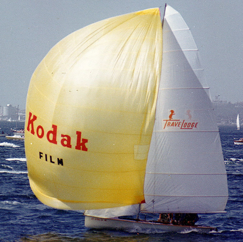 TraveLodge International (USA) in 1973, was a brand new Bruce Farr boat photo copyright Archive taken at Australian 18 Footers League and featuring the 18ft Skiff class