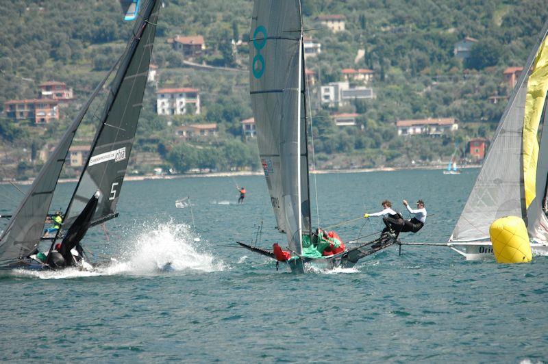 18ft Skiff European Grand Prix round 2 on Lake Garda - photo © Renato Bolis