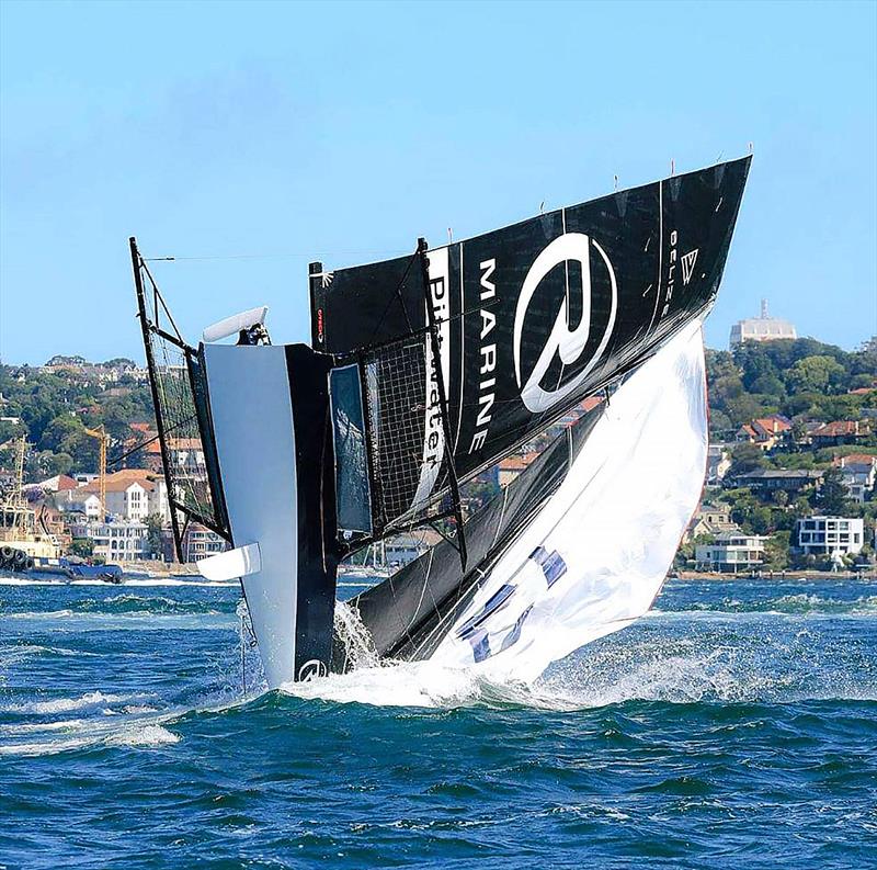 RMarine Pittwater takes a huge nose dive - photo © Archive