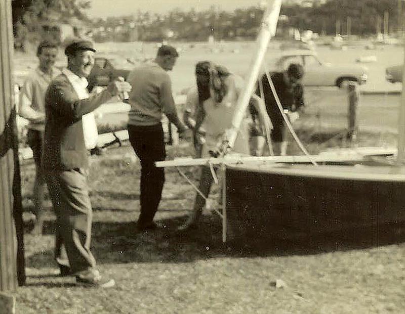 Christening of Willie B photo copyright Archive taken at Australian 18 Footers League and featuring the 18ft Skiff class