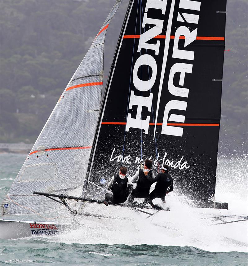 Triple champion Honda Marine in 2018, 2019, 2020 - JJ Giltinan 18ft Skiff Championship - photo © Frank Quealey