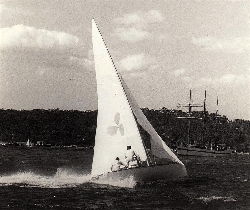 Porter Marine, moments before the capsize which broke f'ard hand John Levee's leg - photo © Archive