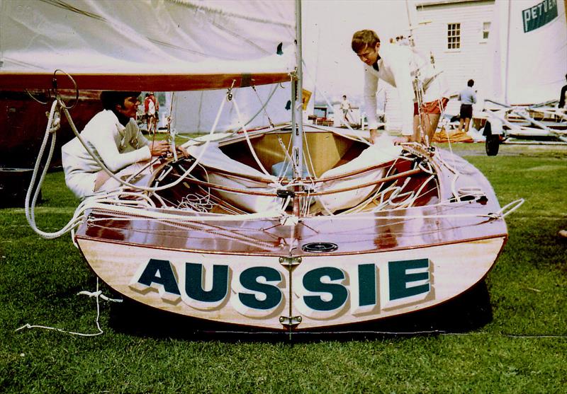 Aussie, David Porter's first 18 - photo © Frank Quealey