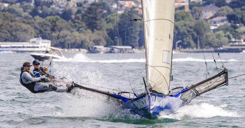 18ft Skiff NSW Championship Day 3 - A confident look on the faces of the winning Yandoo team - photo © SailMedia