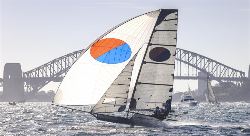 Yandoo on the run to the finish in Race 2 - Balmain Cup - photo © SailMedia