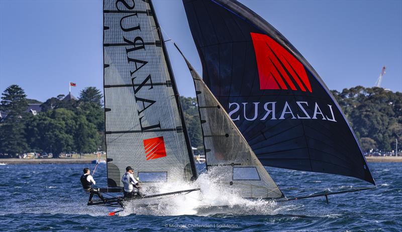Powering down the run - Balmain Cup - photo © SailMedia