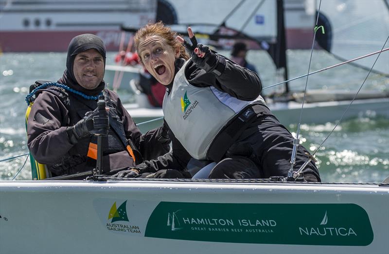 Gold for Fitzgibbon & Tesch at the Para World Sailing Championships - photo © Teri Dodds