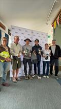 Top 3 in the Snipe South East Championship at Blackwater &copy; Zoe Nelson