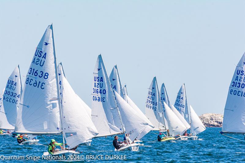 Quantum Snipe U.S. National Championship 2024 at Jubilee Yacht Club photo copyright Bruce Durkee taken at Jubilee Yacht Club and featuring the Snipe class