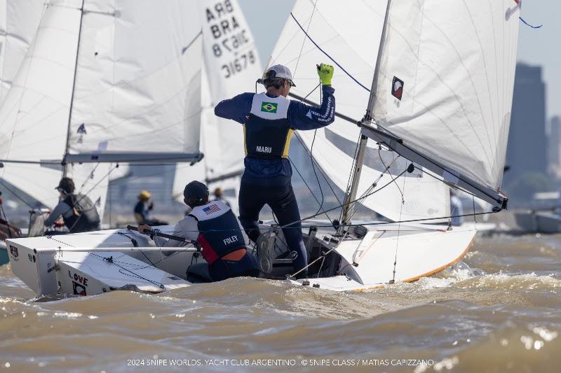 Day 2 of the 2024 Snipe World Championship in Buenos Aires, Argentina - photo © Matias Capizzano / www.capizzano.com