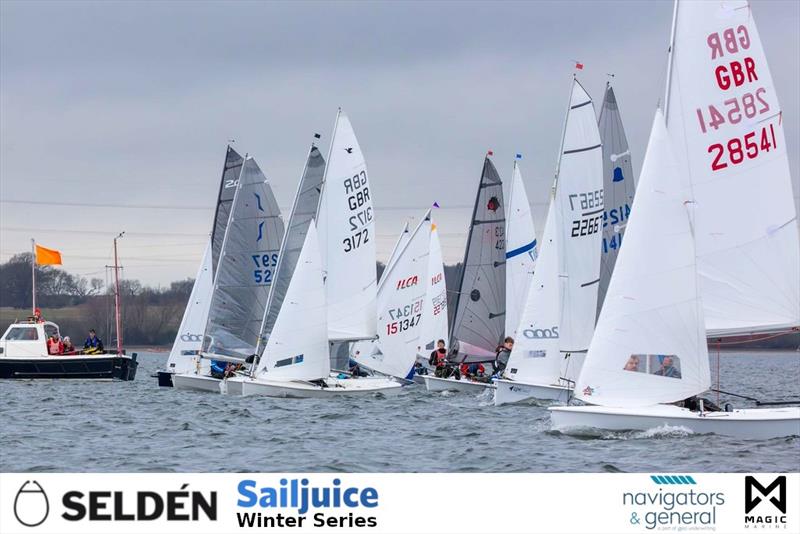 Selden Sailjuice Winter Series Grafham Grand Prix - photo © Tim Olin / www.olinphoto.co.uk