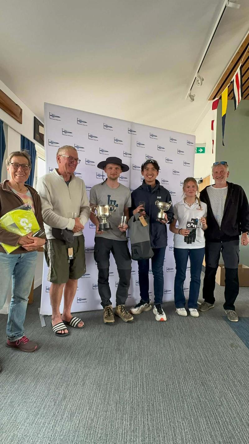 Top 3 in the Snipe South East Championship at Blackwater photo copyright Zoe Nelson taken at Blackwater Sailing Club and featuring the Snipe class