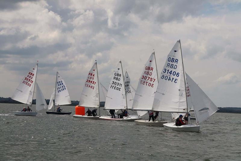 Rounding the wing mark during the Snipe South East Championship at Blackwater photo copyright Zoe Nelson taken at Blackwater Sailing Club and featuring the Snipe class