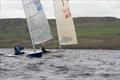 2nd Overall Ted Garner in Solo 6107 during the Border Counties Midweek Sailing Series at Llyn Brenig © Pete Chambers