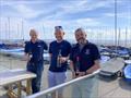 West Kirby Solo Open Winners (l-r) Philip Barnes 3rd, Stephen Denison 2nd, Martin Hartley 1st © Justine Davenport
