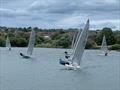 Martin Honnor upwind during the Solo Northern Series at Elton © Trevor Ormerod