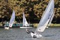 Solo winner Nick Titley hikes for a gust - Minima Regatta 2025 © Eileen Barry