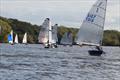 On the run during the Border Counties Midweek Sailing Series at Winsford Flash © Lewis Bowden