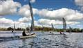 Mid-Fleet for Race 1 during the Solo Eastern Area Open at Rollesby Broad &copy; Ellie Edwards
