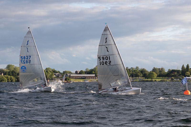 Ewan Birkin-Walls (5827) won the Solo fleet in the Gill Summer Series at Grafham Water - photo © Paul Sanwell / OPP