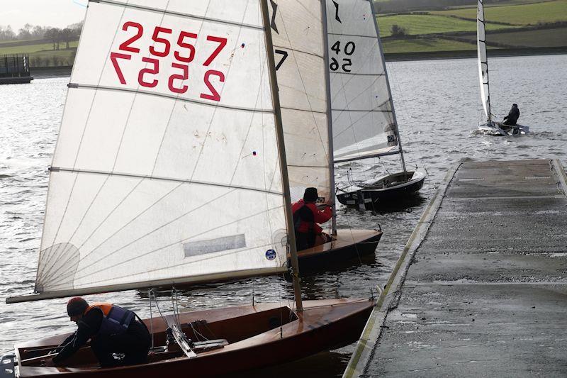 Sunday racing at Chelmarsh SC in early January photo copyright Terry Gumbley taken at Chelmarsh Sailing Club and featuring the Solo class