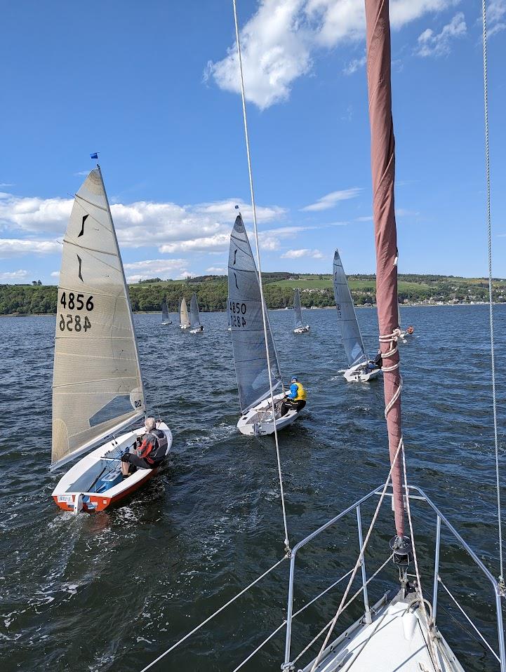 HD Scottish Solo Travellers at Chanonry photo copyright Ben Yeats taken at Chanonry Sailing Club and featuring the Solo class