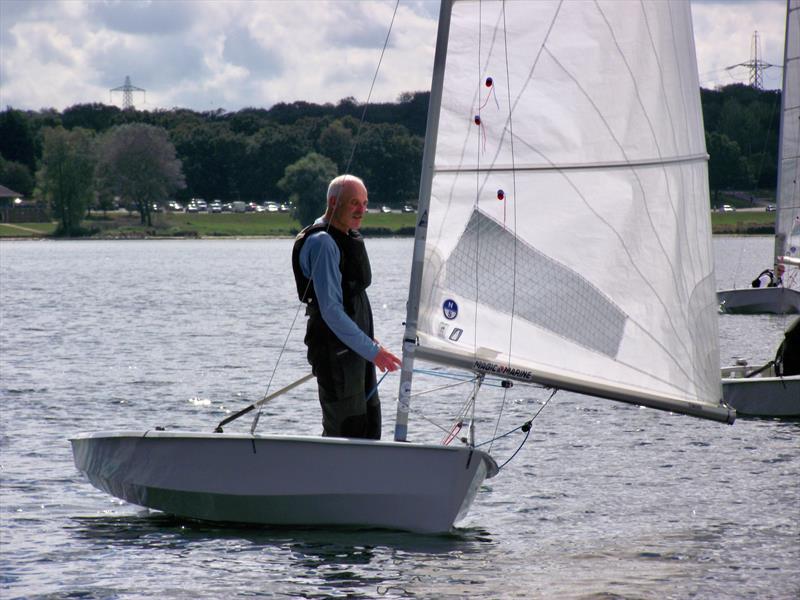 Tony Thresher swapped out his wooden Solo for a Winder - Gill Solo Inland Championship at Grafham photo copyright Will Loy taken at Grafham Water Sailing Club and featuring the Solo class