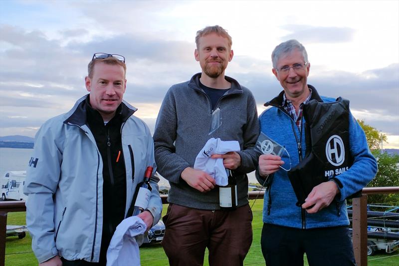 HD Sails Solo class Scottish Travellers at Dalgety Bay photo copyright Ross Watson taken at Dalgety Bay Sailing Club and featuring the Solo class