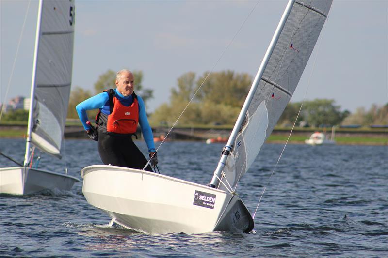 Solo class Thames Valley Series at Island Barn photo copyright Kirsten Marley taken at Island Barn Reservoir Sailing Club and featuring the Solo class